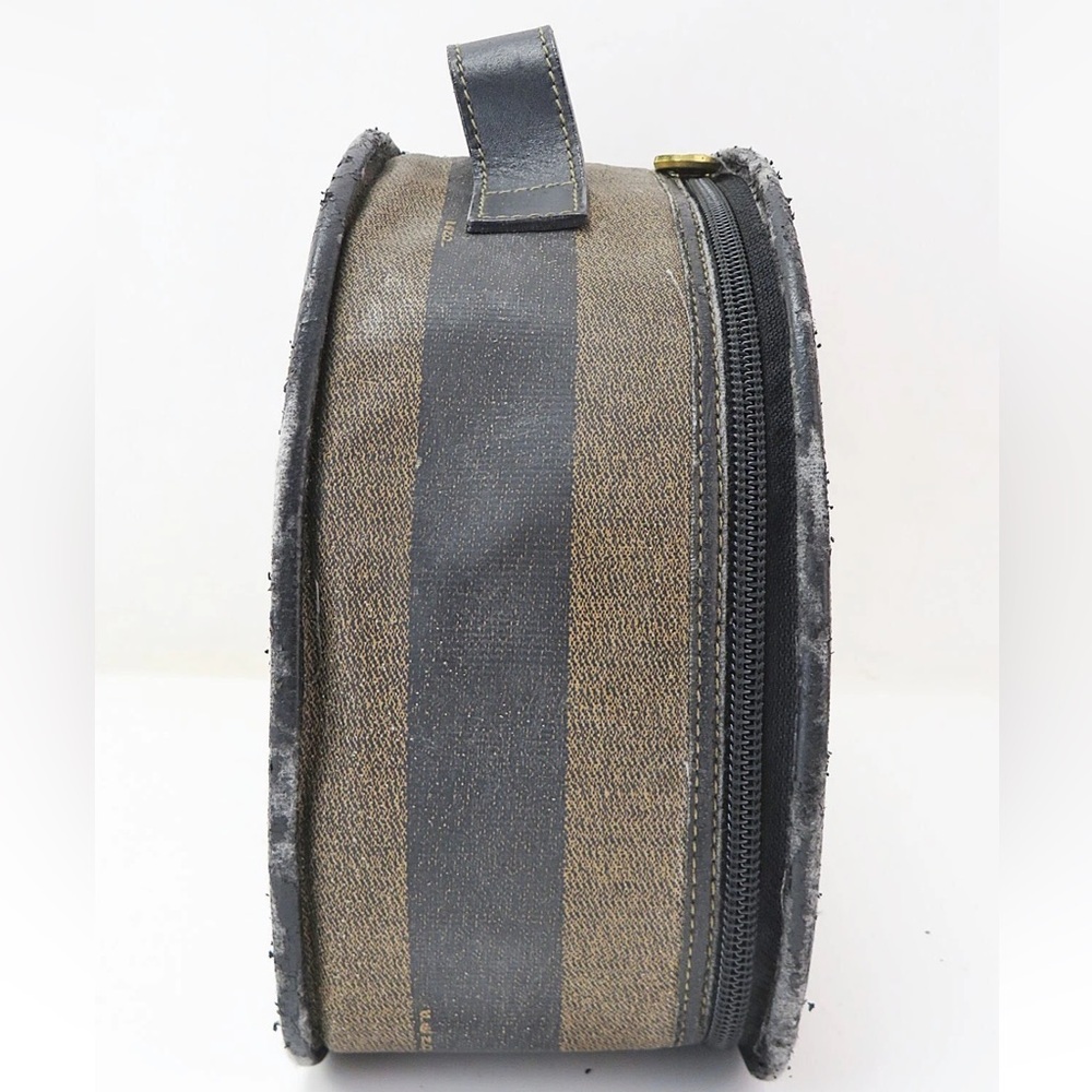 Fendi Black and Brown Striped Cosmetic Case - Picture 3 of 12
